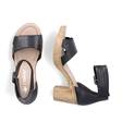 Rieker damsandaler 66894-00 svart - Rieker sandals - 135843 - 3