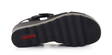 Rieker damsandaler 67463-00 svart - Rieker sandals - 135683 - 4