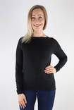 Vero Moda Skjorta Panda modal svart - Långärmade tröjor för damer - 131593 - 1