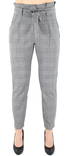 Vero Moda rutiga dam byxor Eva loose grå/vit - Byxor för damer - 123863 - 1