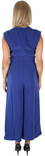 Vila Jumpsuit Melis s/l drapped blå - Byxor för damer - 121513 - 2