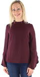 Vila Blus Sarina pearl - Långärmade tröjor för damer - 122293 - 1
