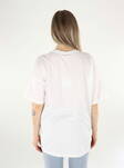 Only dam t-shirt Oversize vit - T-shirts för damer - 135953 - 2
