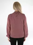 Vila damskjorta Highneck rosébrun - Långärmade tröjor för damer - 136773 - 2