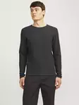 Jack&Jones bomullströja för herr Cooper mörkgrå - Stickat för herrar - 137283 - 1
