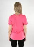 Pieces dam t-shirt V-ringad Solid rosa lemonad - T-shirts för damer - 137833 - 2