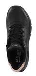 Skechers damsneakers 177767/BBK UNO ICON - IDOLIZED AIR svart - Skechers sneakers - 139163 - 4
