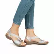Rieker damsandaler 60880-90 metallic - Rieker sandals - 140623 - 5