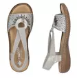 Rieker damsandaler 60880-90 metallic - Rieker sandals - 140623 - 3