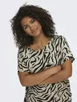 Carmakoma Plus Size T-Shirt Nova trenchcoat/vilda djur - T-shirts för damer - 138433 - 2