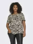 Carmakoma Plus Size T-Shirt Nova trenchcoat/vilda djur - T-shirts för damer - 138433 - 1