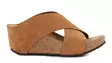 Copenhagen Shoes wedge mules Frances 23 cognac - Slip-ins för damer - 138373 - 2