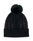 Guess Beanie AW5385POL01 BLA svart - Accessoarer för damer - 139653 - 2