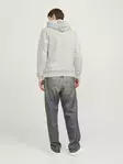 Jack&Jones luvtröja för herr Logo Sweat vit melange - Huvtröjor för herrar - 137603 - 4