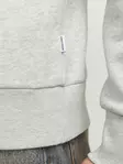 Jack&Jones luvtröja för herr Logo Sweat vit melange - Huvtröjor för herrar - 137603 - 6