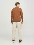 Jack&Jones herrtröja Eemil Mocha bisque - Stickat för herrar - 137273 - 4