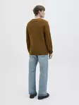 Jack&Jones herrtröja i bomull JJEHILL KNIT monks robe - Stickat för herrar - 139463 - 4