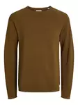 Jack&Jones herrtröja i bomull JJEHILL KNIT monks robe - Stickat för herrar - 139463 - 5