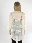 JDY kimono/kofta dam 3/4 eggnog - Stickat för damer - 138543 - 2
