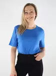 JDY dam t-shirt O-ringad stark blå - T-shirts för damer - 138653 - 1