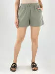 JJXX bomullsshorts Waffel vetiver - Shorts och capribyxor för damer - 141103 - 1