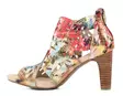 Laura Vita högklackade damsandaler Albane 0482 rouge - Sandaler för damer - 138243 - 2