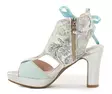 Laura Vita högklackade damsandaler Hicao 09 ciel - Sandaler för damer - 138253 - 2