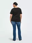 Only Carmakoma T-shirt svart/vildhjärta - T-shirts för damer - 141493 - 2