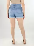 Only stretchiga jeansshorts dam i ljusblå denim - Shorts och capribyxor för damer - 138613 - 2