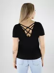 Only dam t-shirt Bera Back Lace svart - T-shirts för damer - 140673 - 2