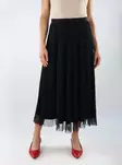 Only veckad kjol svart - Kjolar - 139003 - 1