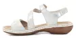 Rieker damsandaler i äkta läder 659C7-93 silver - Rieker sandals - 137943 - 2