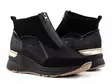 Rieker ankelboots/kilklackade sneakers för dam N6361-00 svart - Rieker ankelboots - 136623 - 2