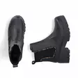 Rieker damstövletter med tjock sula 74562-00 svart - Rieker ankelboots - 139423 - 3