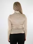 Vero Moda glitterskjorta med hög hals silver mink/guld - Långärmade tröjor för  damer - 137583 - 2