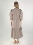 Vero Moda Dress VMPRETTY 3/4 Long moon rock - Klänningar och tunikor - 138053 - 2
