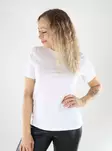 Vero Moda dam-t-shirt i ekologisk bomull, klarvit/silver - T-shirts för damer - 139503 - 1