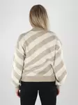 Vero Moda-tröja VMLARA LS O-NECK PULLOVER – silvermink/birch - Stickat för damer - 142043 - 2