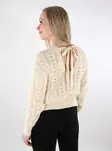 Vero Moda damtröja Newverena Backdetail björk - Stickat för damer - 137683 - 1