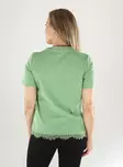 Vero Moda T-shirt LACE L/S T-SHIRT aspen green/lace - T-shirts för damer - 141483 - 2