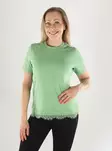 Vero Moda T-shirt LACE L/S T-SHIRT aspen green/lace - T-shirts för damer - 141483 - 1