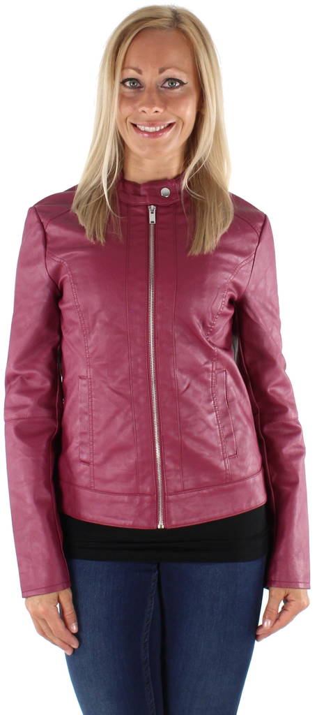JDY Jacka Dallas red plum - Skinnjackor och PU-jackor för damer - 121563 - 1
