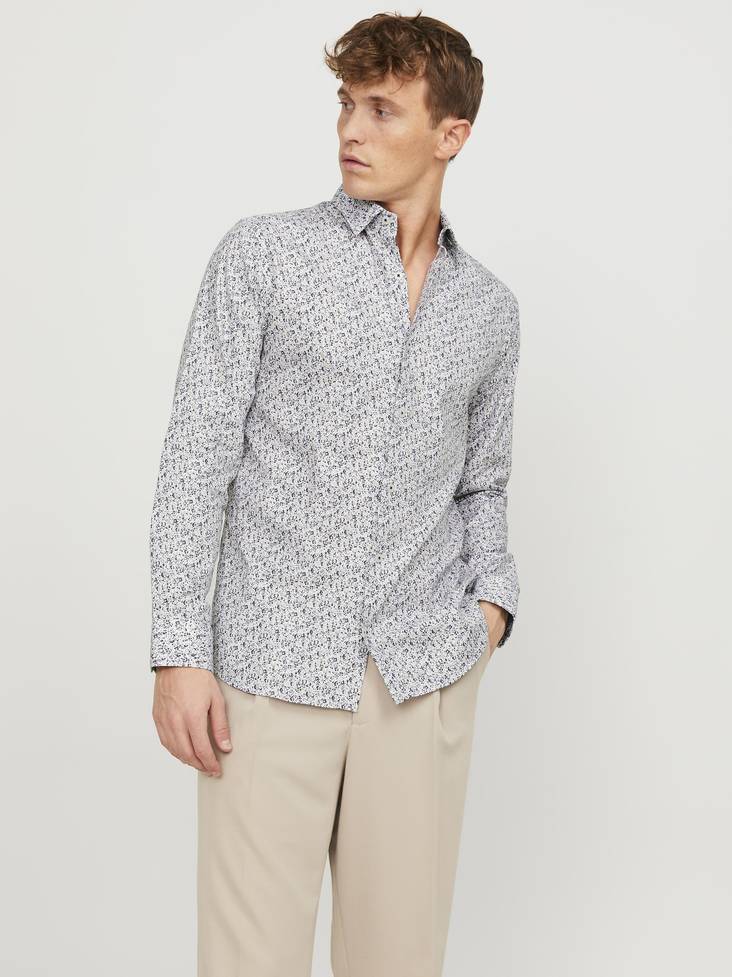 Jack&Jones Skjorta Blanordic vit/c - Skjortor för herrar - 135553 - 1