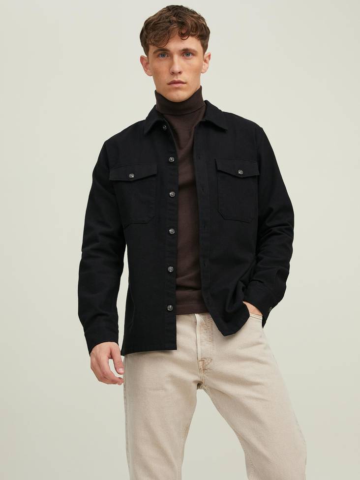 Jack&Jones Skjorta Ejay over, svart - Skjortor för herrar - 132193 - 1