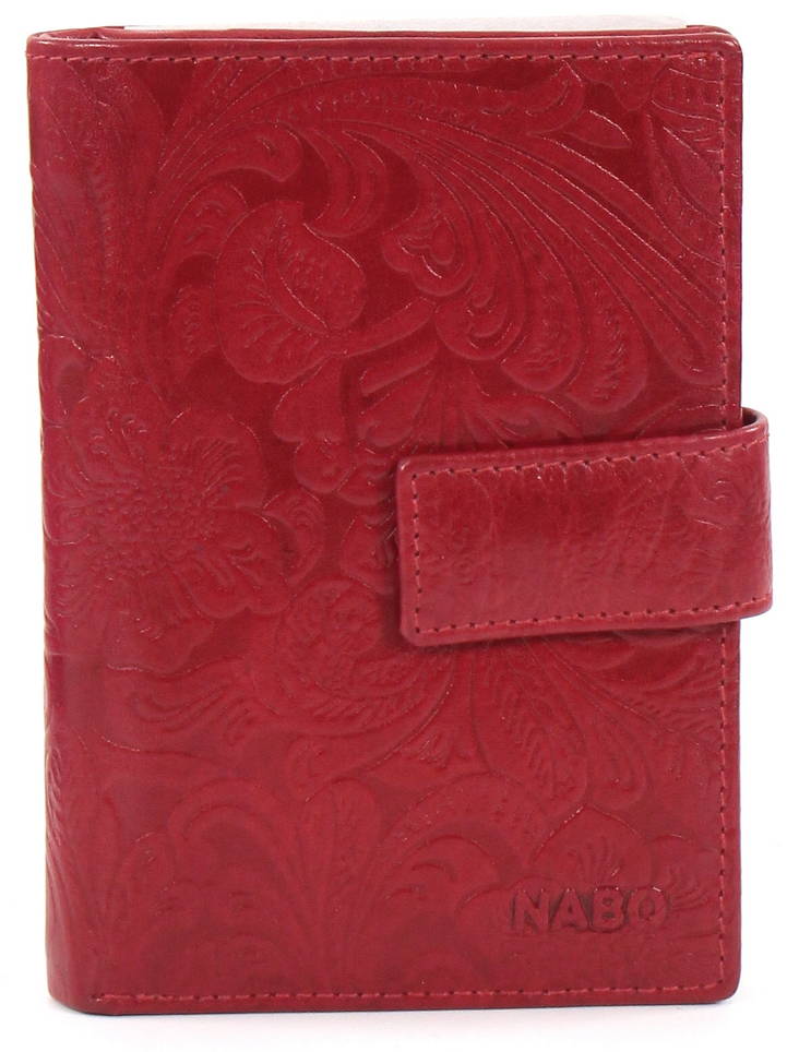Nabo Läderplånbok NK292 röd - Plånböcker - 130663 - 1