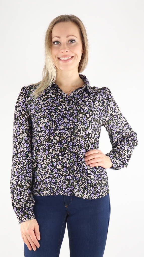 Only Skjorta Nova dahliapurple/holly - Skjortor och blusar för damer - 132003 - 1