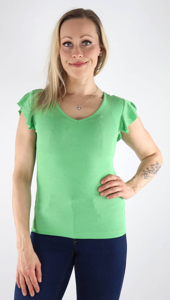 Only Top Belia vibrerande grön - Toppar för damer - 133703 - 1