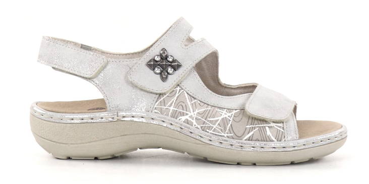 Rieker Remonte Sandaler D7647-40 silver - Rieker sandals - 135523 - 1
