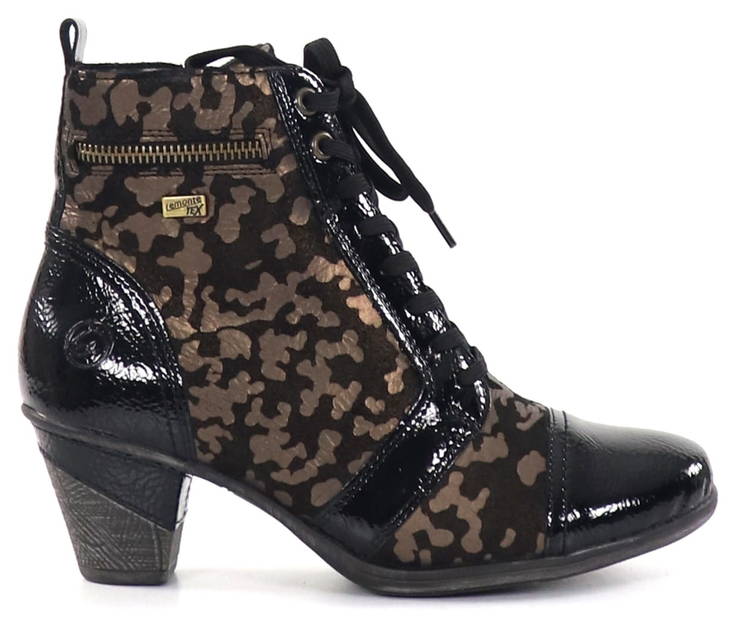 Rieker Remonte vattenavvisande ankelboots D8797-90 metallic - Rieker ankelboots - 134093 - 1