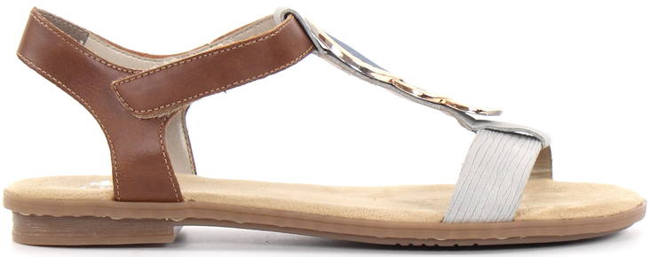Rieker Sandaler 64278-42 grå/multi - Rieker sandals - 125973 - 1